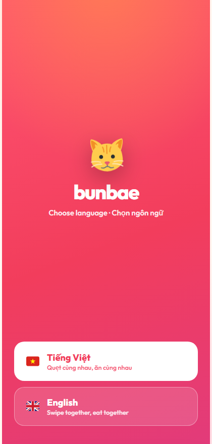 Bunbae language select
